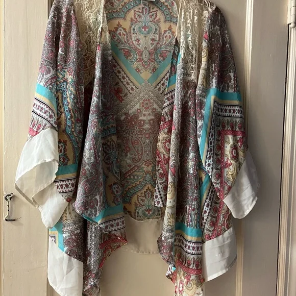 Dress Barn Multicolor Paisley Blouse - Picture 2 of 10